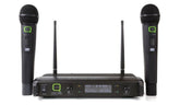 Q Audio QWM1932HH V2 Dual-Hand-UHF-Funkmikrofonsystem (863,5 / 865 MHz)